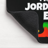 I'm The Jordanian Elf Family Pajama Christmas Funn Muismat (Hoek)