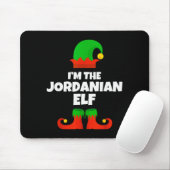 I'm The Jordanian Elf Family Pajama Christmas Funn Muismat (Met muis)