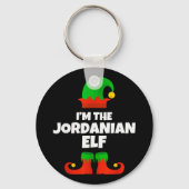 I'm The Jordanian Elf Family Pajama Christmas Funn Sleutelhanger (Voorkant)