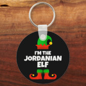 I'm The Jordanian Elf Family Pajama Christmas Funn Sleutelhanger (Voorkant)