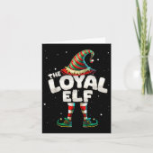 I'm The Loyal Elf Family Matching Group Christmas  Kaart (Voorkant)