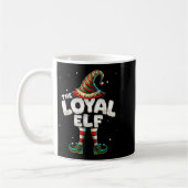 I'm The Loyal Elf Family Matching Group Christmas Koffiemok (Links)