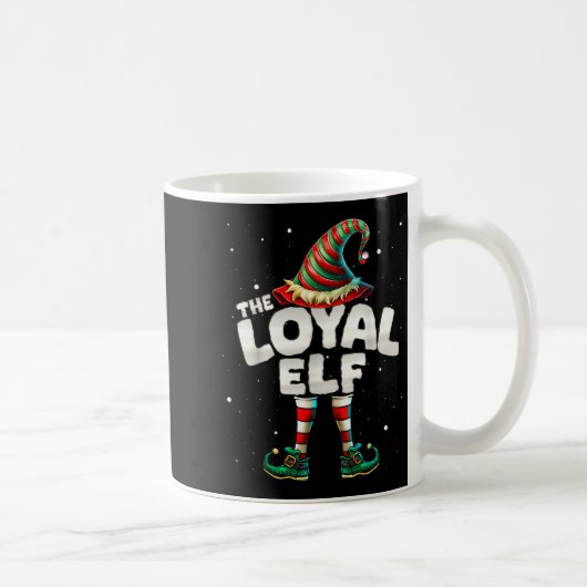 I'm The Loyal Elf Family Matching Group Christmas Koffiemok (Rechts)