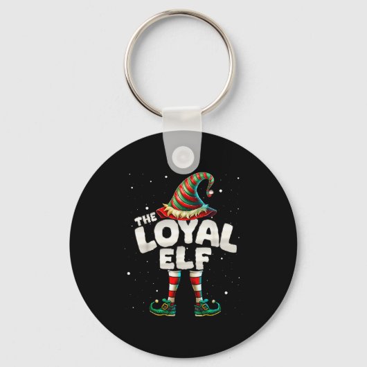 I'm The Loyal Elf Family Matching Group Christmas  Sleutelhanger (Voorkant)