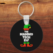 I'm The Mammo Tech Elf Family Pajama Christmas Mam Sleutelhanger (Voorkant)