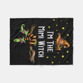 Im The Mimi Witch Halloween Matching Group Costume Fleece Deken (Voorkant (Horizontaal))
