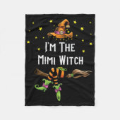 Im The Mimi Witch Halloween Matching Group Costume Fleece Deken (Voorkant)