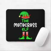 I'm The Motocross Elf Dirt Bike Christmas Matching Muismat (Met muis)