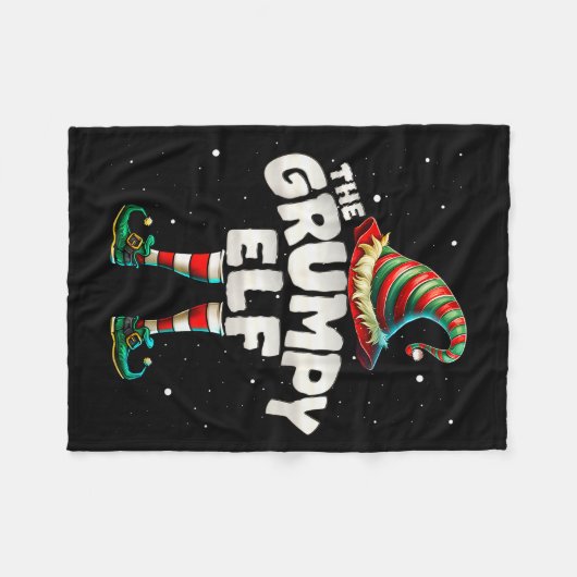 I'm The Mpy Elf Family Matching Group Christmas  Fleece Deken (Voorkant (Horizontaal))