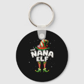 I'm The Nana Elf Family Matching Group Christmas Sleutelhanger (Voorkant)