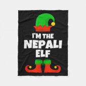 I'm The Nepali Elf Family Pajama Christmas Funny N Fleece Deken (Voorkant)