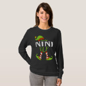 I'm The NINI Elf Family Group Matching PJ Christma T-shirt (Voorkant volledig)