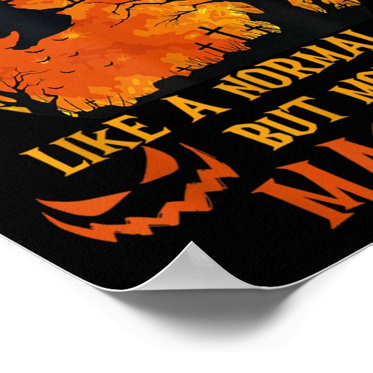 I'm The Noni Witch Like A Normal Grandma Halloween Poster (Hoek)