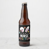 I'm The Nurse Bunny Easter Matching Bier Etiket (Voorkant)