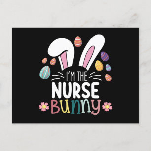 I'm The Nurse Bunny Easter Matching Briefkaart