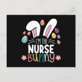I'm The Nurse Bunny Easter Matching Briefkaart (Voorkant)