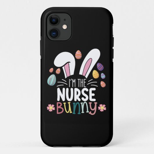 I'm The Nurse Bunny Easter Matching Case-Mate iPhone Case (Achterkant)