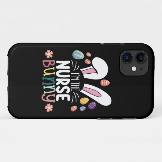 I'm The Nurse Bunny Easter Matching Case-Mate iPhone Case (Achterkant (horizontaal))