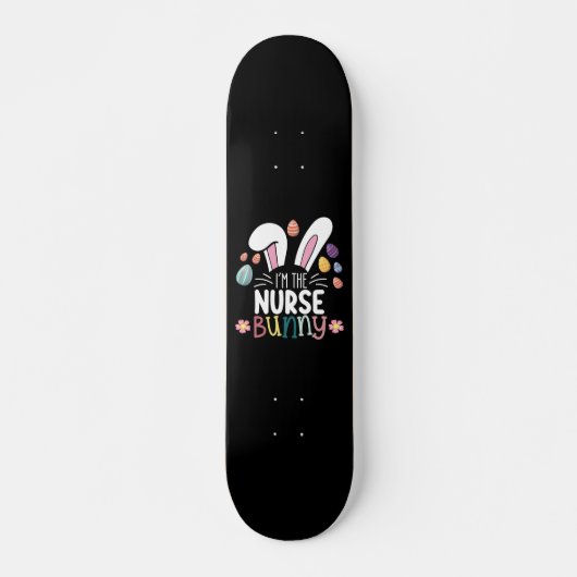 I'm The Nurse Bunny Easter Matching Persoonlijk Skateboard (Voorkant)