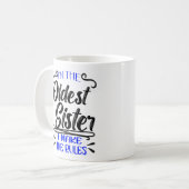 I'm The Oldest Sister I Make The Rules Koffiemok (Voorkant links)