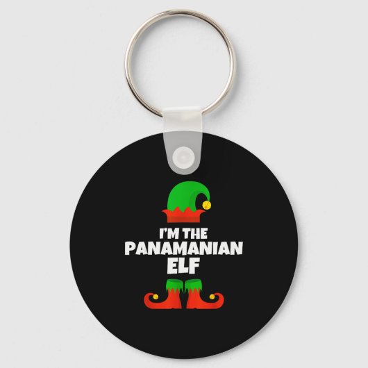 I'm The Panamanian Elf Family Pajama Christmas Fun Sleutelhanger (Voorkant)