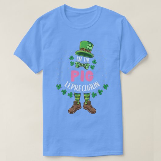 Im The Pig Leprechaun St Patricks Day T-shirt (Design voorkant)