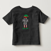 Im The Pilot Elf Matching Christmas 2021 Kinder Shirts (Voorkant)