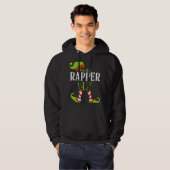 I'm The RAPPER Elf Family Group Matching PJ Christ Hoodie (Voorkant volledig)