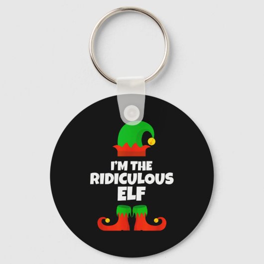 I'm The Ridiculous Elf Family Pajama Christmas Fun Sleutelhanger (Voorkant)