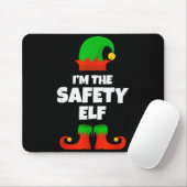 I'm The Safety Elf Family Pajama Christmas Funny Muismat (Met muis)