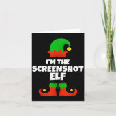 I'm The Screenshot Elf Family Pajama Christmas Fun Kaart (Voorkant)