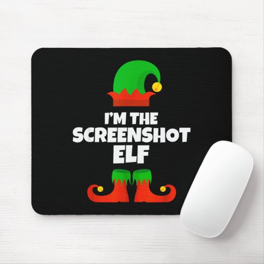 I'm The Screenshot Elf Family Pajama Christmas Fun Muismat (Met muis)