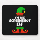 I'm The Screenshot Elf Family Pajama Christmas Fun Muismat (Voorkant)