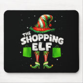 I'm The Shopng Elf Family Matching Group Christmas Muismat (Voorkant)