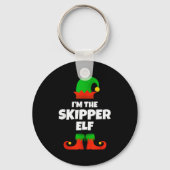 I'm The Skipper Elf Family Pajama Christmas Funny  Sleutelhanger (Voorkant)