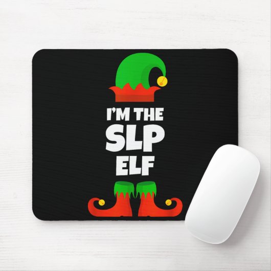 I'm The Slp Elf Family Pajama Christmas Speech Lan Muismat (Met muis)