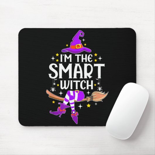 I'm The Smart Witch Halloween Matching Group Costu Muismat (Met muis)
