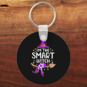 I'm The Smart Witch Halloween Matching Group Costu Sleutelhanger (Voorkant)
