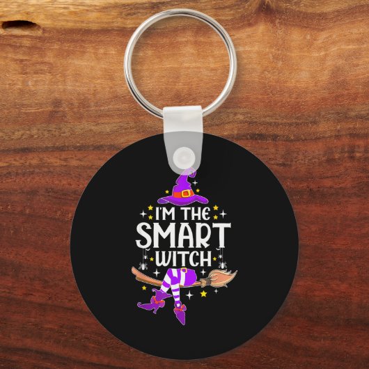 I'm The Smart Witch Halloween Matching Group Costu Sleutelhanger (Voorkant)