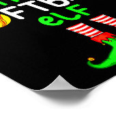 I'm The Softball Elf Christmas Family Matching Paj Poster (Hoek)