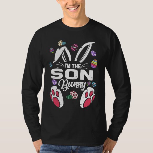 I'm The Son Cute Bunny Matching Family Easter Day  T-shirt (Voorkant)