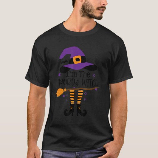 Im The Sporty Witch Halloween Matching Group Cos. T-shirt (Voorkant)