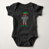 Im The Sweet Elf Matching Kerstmis Romper (Voorkant)