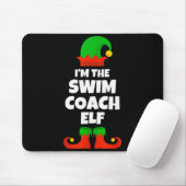 I'm The Swim Coach Elf Family Pajama Christmas Fun Muismat (Met muis)