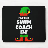 I'm The Swim Coach Elf Family Pajama Christmas Fun Muismat (Voorkant)