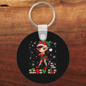 Im The Sy Elf Cute Snowflake Christmas Xmas Girl W Sleutelhanger (Voorkant)