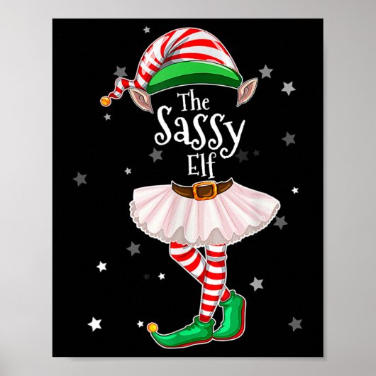 Im The Sy Elf Matching Christmas For Teen Girls Ki Poster (Voorkant)