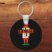 I'm The Teacher Elf Christmas Matching Elves Famil Sleutelhanger (Voorkant)