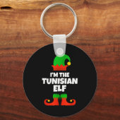 I'm The Tunisian Elf Family Pajama Christmas Funny Sleutelhanger (Voorkant)