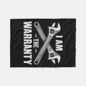 I'm The Warranty Auto Mechanic  Fleece Deken (Voorkant (Horizontaal))